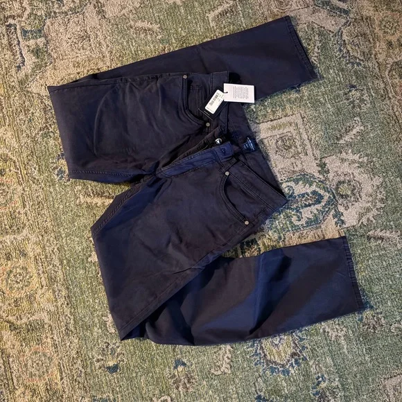 Peter Millar Crown crafted Stylish Navy Blue Pants